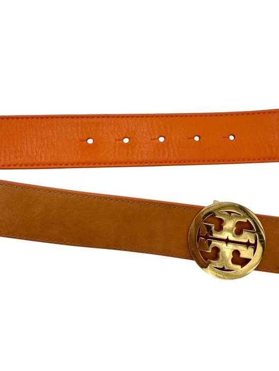 Tory Burch Miller Reversible Orange Belt  S (32-35\